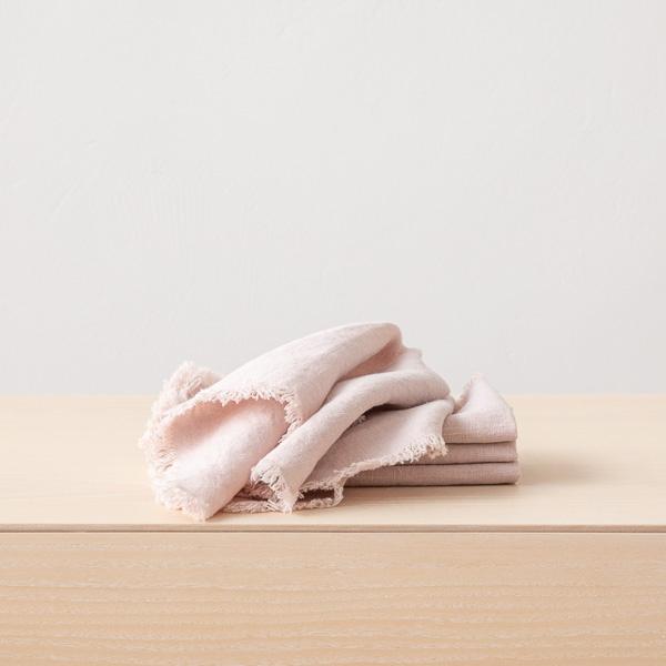 linenme Linen Napkin Latte Terra Fringe