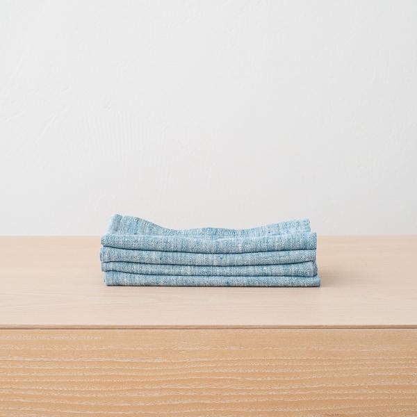 linenme Linen Napkin Marine Blue Francesca
