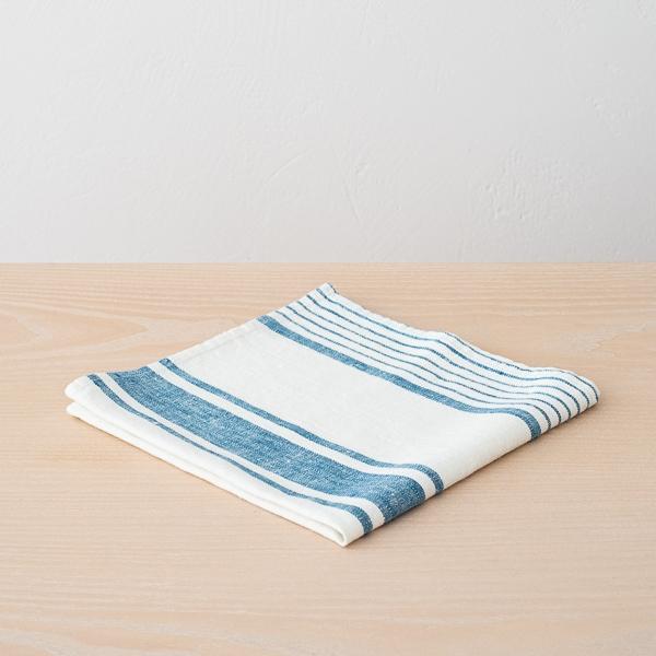 Linenme Linen Napkin Marine Blue Tuscany