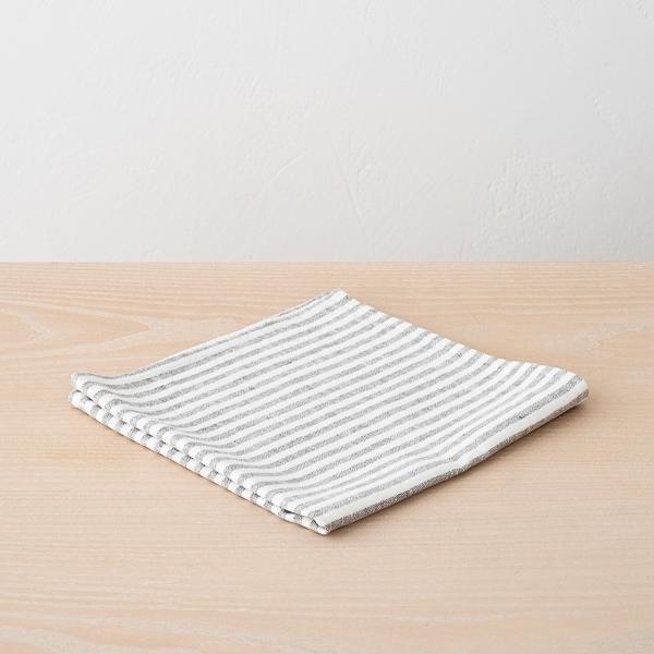 linenme Linen Napkin New Graphite Brittany
