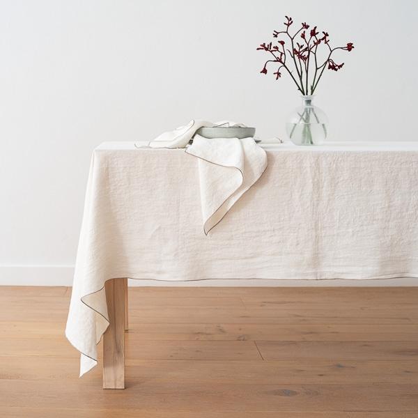 Linenme Linen Napkin Off White Natural Venezia