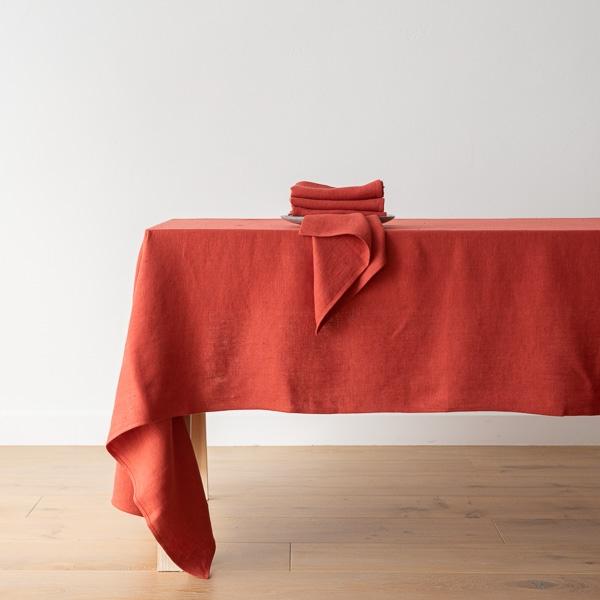 Linenme Linen Napkin Orange Lara