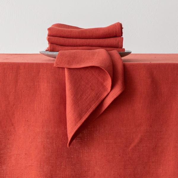 linenme Linen Napkin Orange Lara