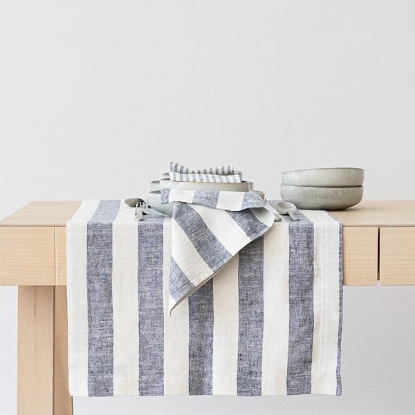 Linenme Linen Napkin Philippe Indigo