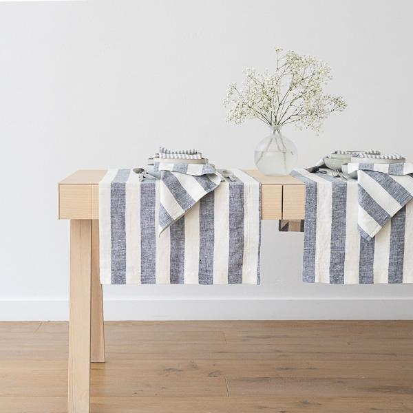 Linenme Linen Napkin Philippe Indigo