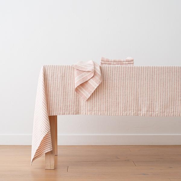 Linenme Linen Napkin Rosa Multi Stripe