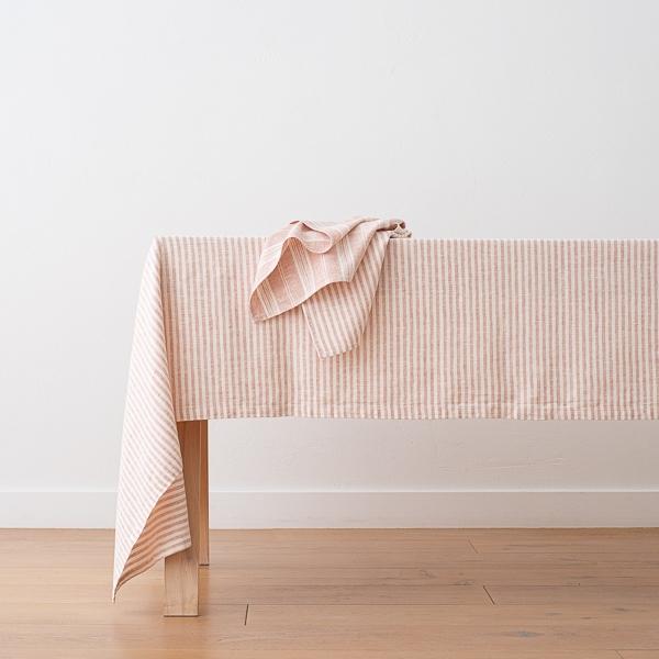 Linenme Linen Napkin Rosa Multi Stripe