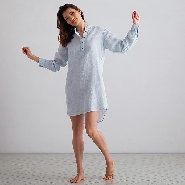 Linenme Linen Night Shirt Alma