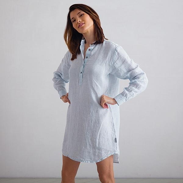 linenme Linen Night Shirt Alma