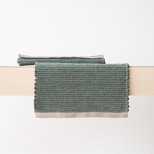 linenme Linen Placemat Balsam Green Lara