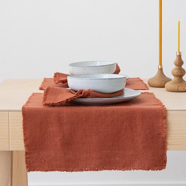 Linenme Linen Placemat Brick Rustic
