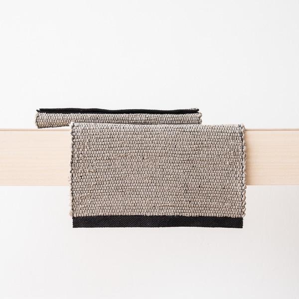 linenme Linen Placemat Natural Black Lara