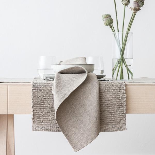 Linenme Linen Placemat Natural Lara