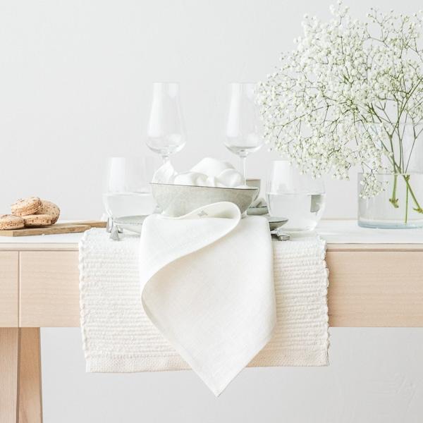 Linenme Linen Placemat Off White Lara