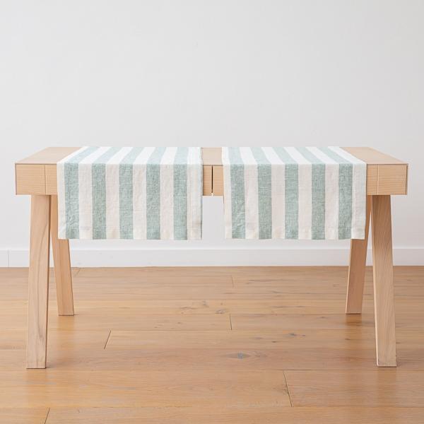 Linenme Linen Runner Aqua Foam Philippe