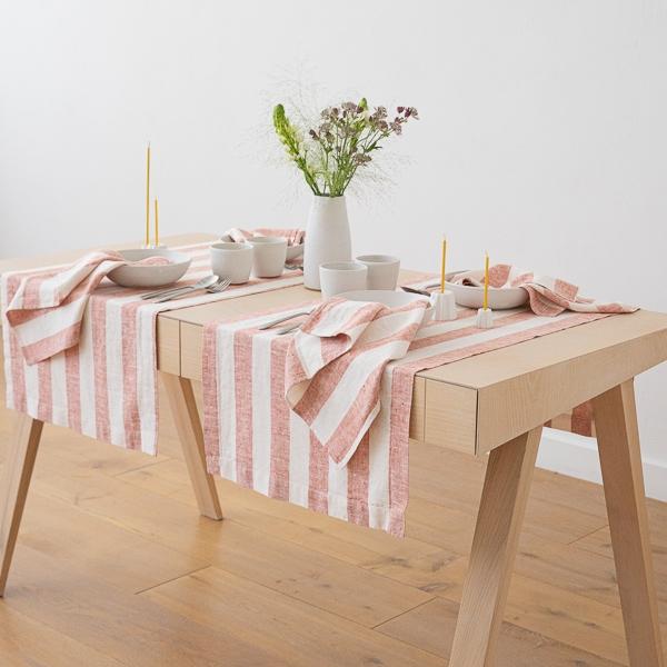 Linenme Linen Runner Brick Philippe
