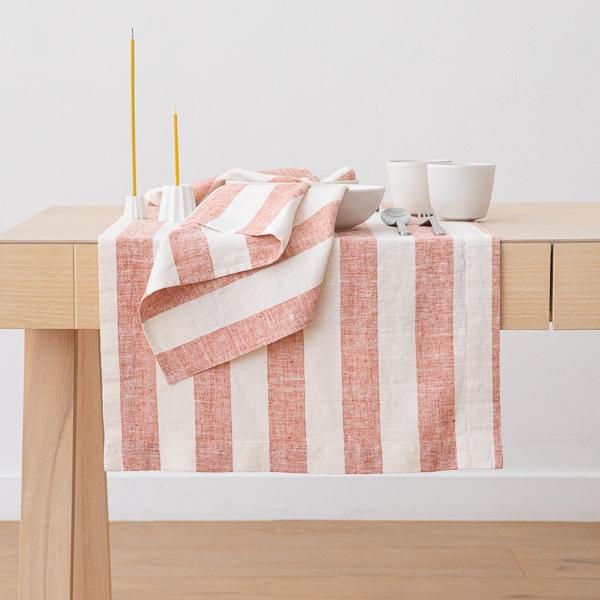 Linenme Linen Runner Brick Philippe