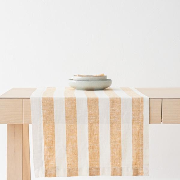 Linenme Linen Runner Gold Philippe