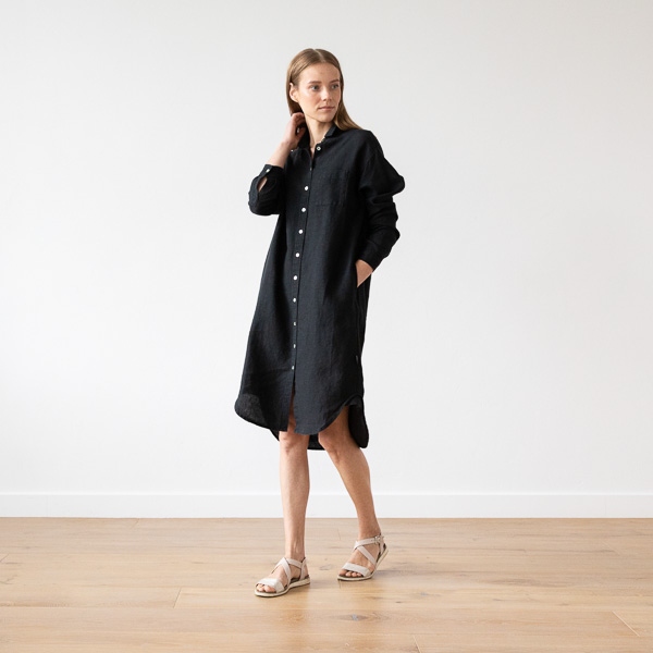 Linenme Linen Shirt Dress Paula