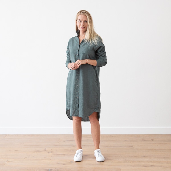 Linenme Linen Shirt Dress Paula
