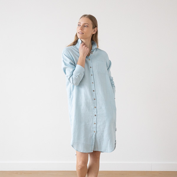Linenme Linen Shirt Dress Paula