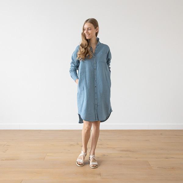 Linenme Linen Shirt Dress Paula