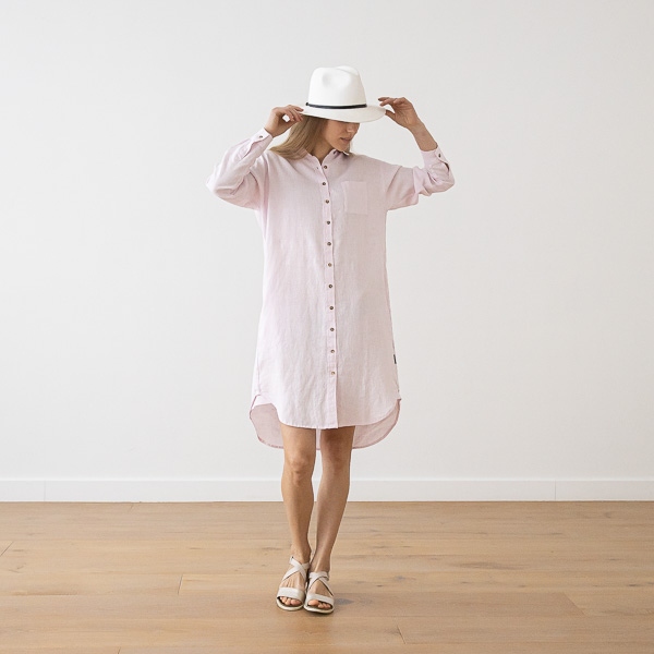 Linenme Linen Shirt Dress Paula