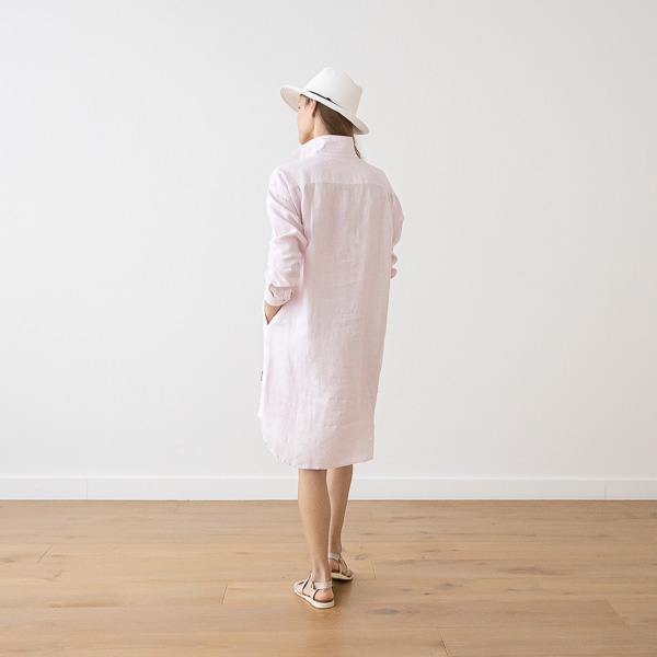 Linenme Linen Shirt Dress Paula