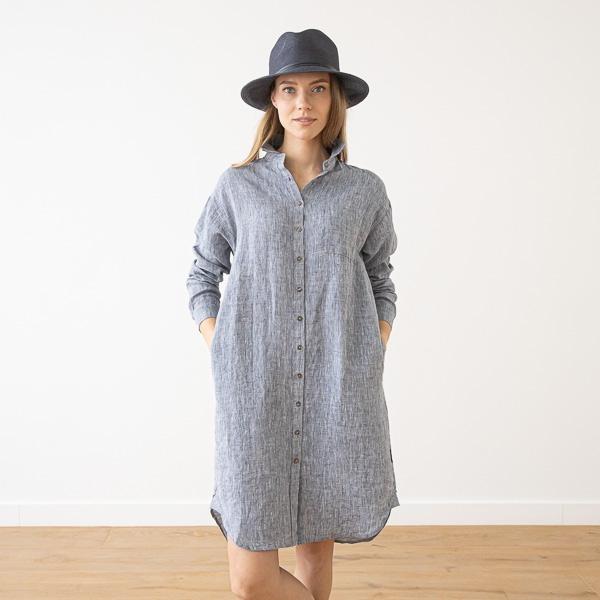Linenme Linen Shirt Dress Paula
