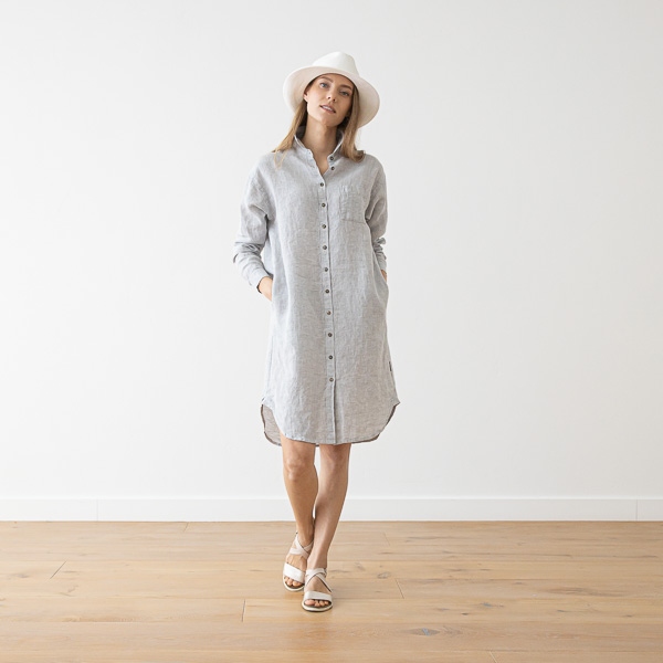 Linenme Linen Shirt Dress Paula