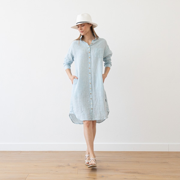 Linenme Linen Shirt Dress Paula