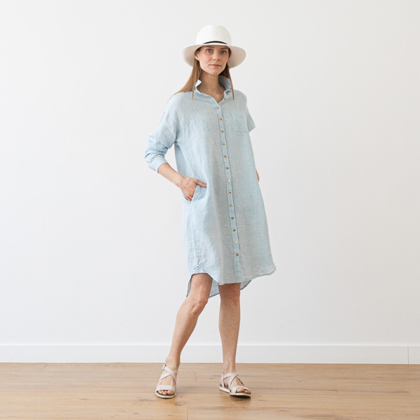 Linenme Linen Shirt Dress Paula