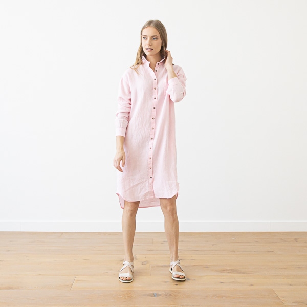 Linenme Linen Shirt Dress Paula