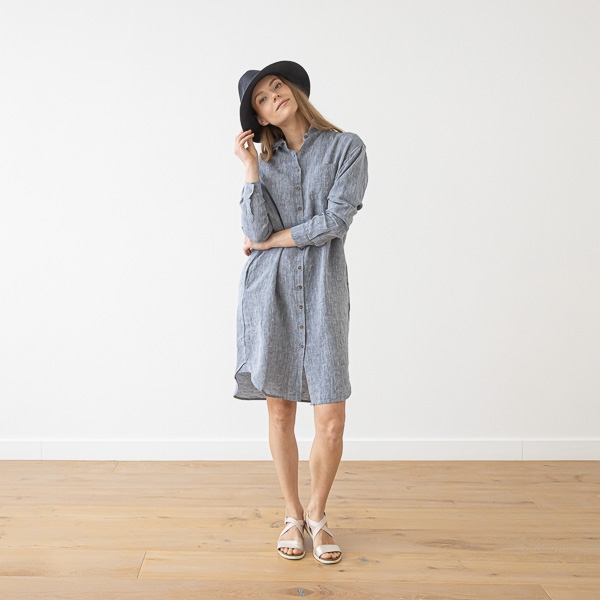 Linenme Linen Shirt Dress Paula