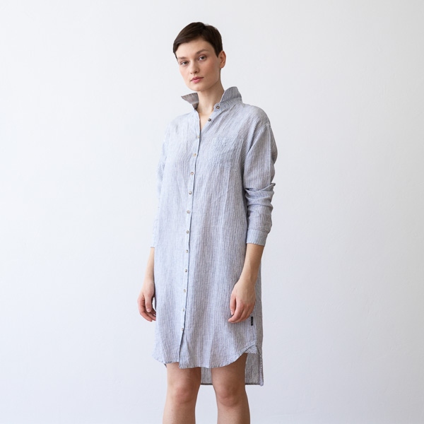 Linenme Linen Shirt Dress Paula