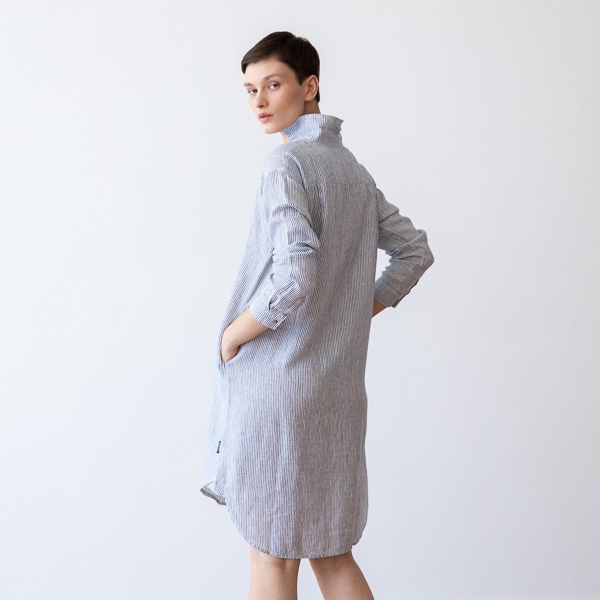 Linenme Linen Shirt Dress Paula
