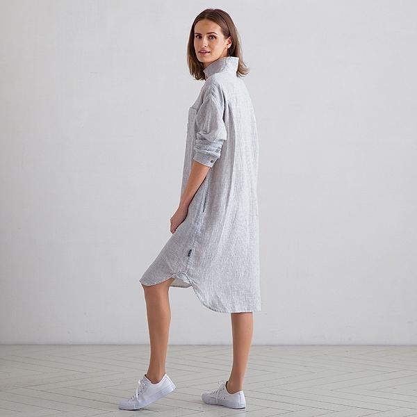 Linenme Linen Shirt Dress Paula