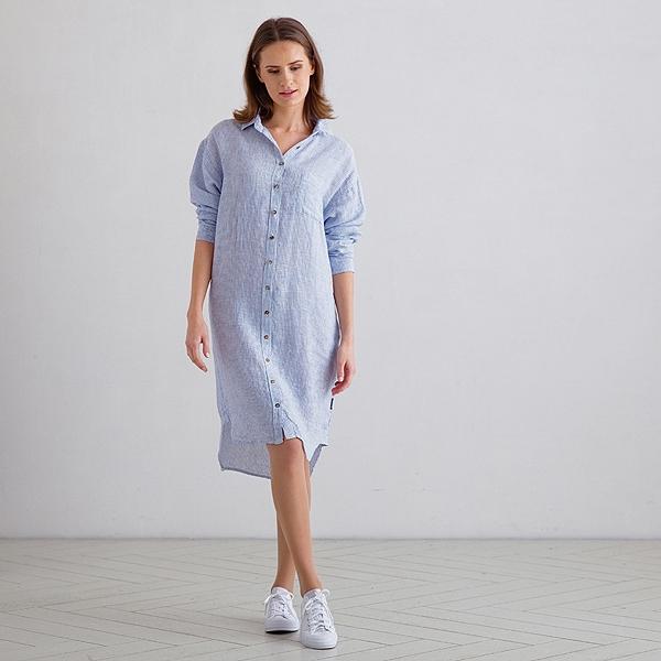 Linenme Linen Shirt Dress Paula