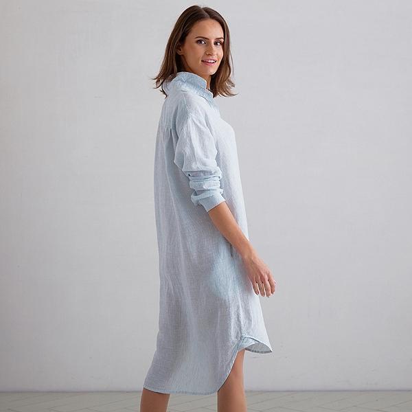 linenme Linen Shirt Dress Paula