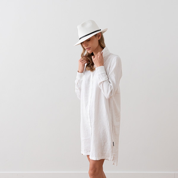 Linenme Linen Shirt Dress Paulette