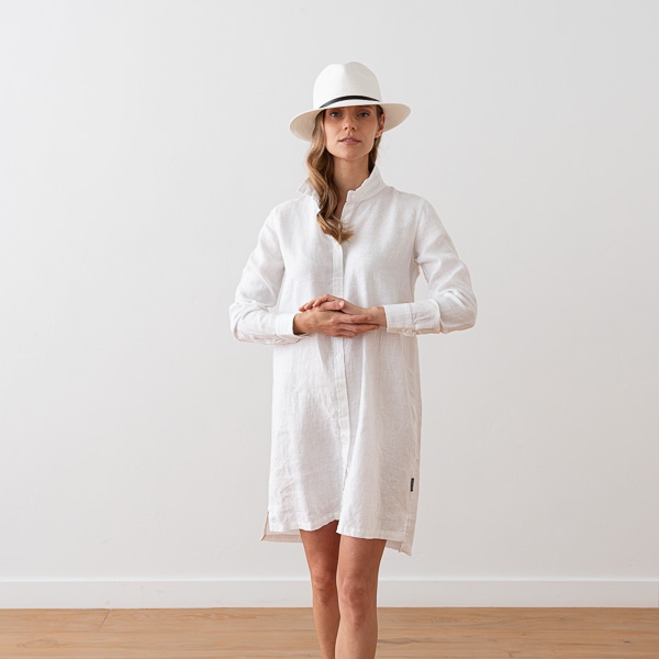 Linenme Linen Shirt Dress Paulette