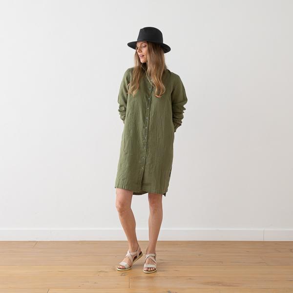 Linenme Linen Shirt Dress Paulette