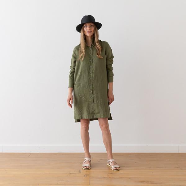 Linenme Linen Shirt Dress Paulette