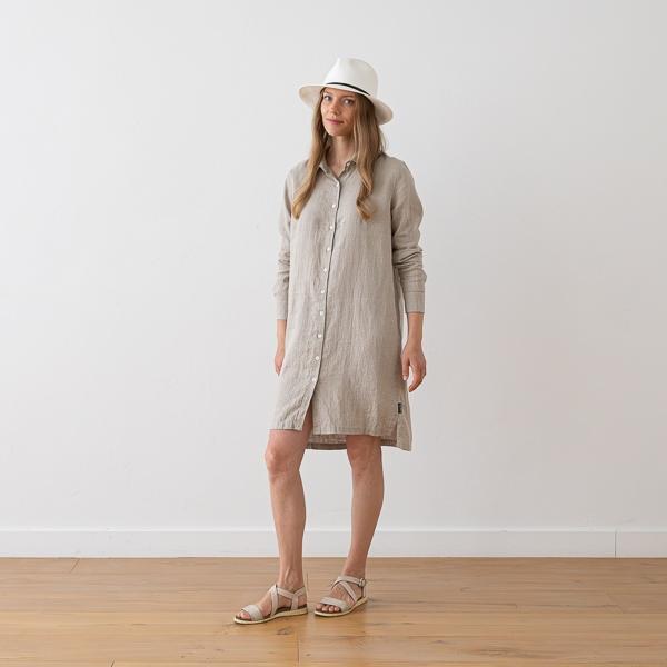 Linenme Linen Shirt Dress Paulette