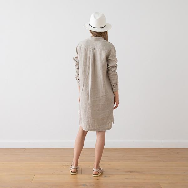 Linenme Linen Shirt Dress Paulette