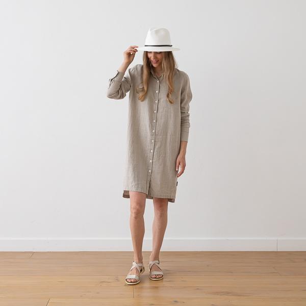 Linenme Linen Shirt Dress Paulette