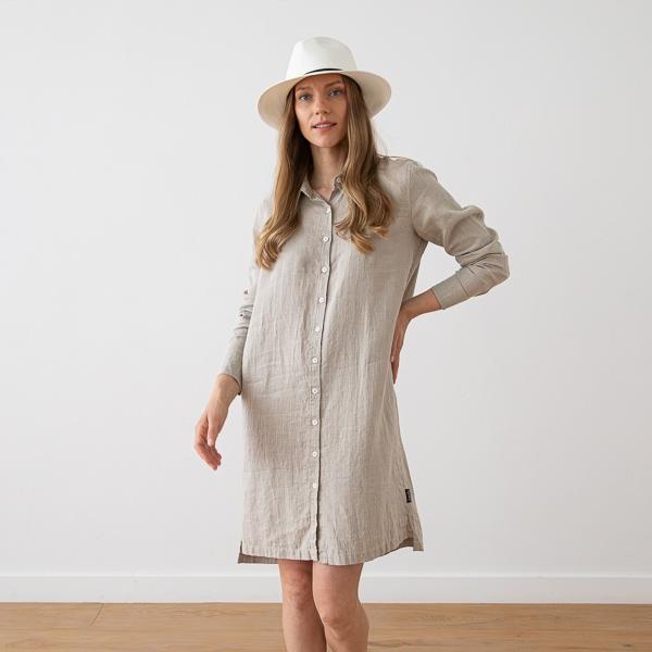 linenme Linen Shirt Dress Paulette