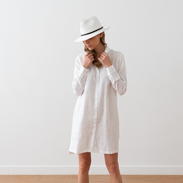 linenme Linen Shirt Dress Paulette