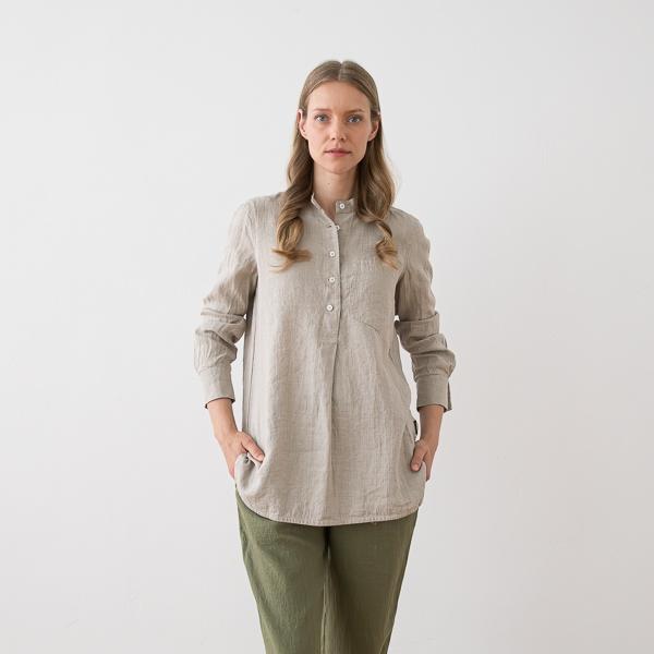 Linenme Linen Shirt Natural Tokyo