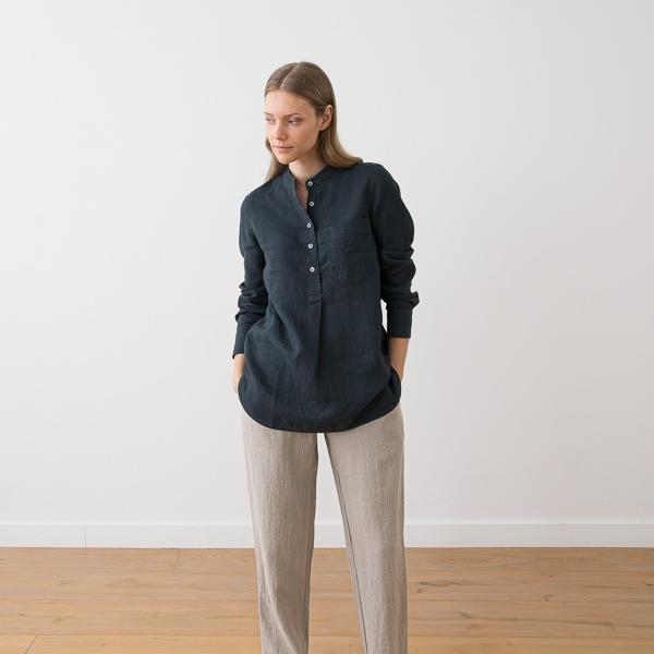 Linenme Linen Shirt Natural Tokyo